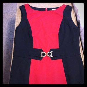 Cache sheath dress